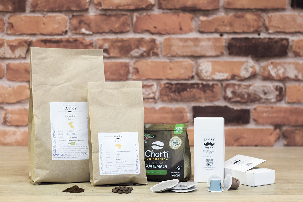 Café en grain et moulu